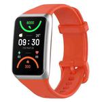 For OPPO Band 2 Solid Color Soft Silicone Watch Band(Orange)