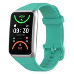 For OPPO Band 2 Solid Color Soft Silicone Watch Band(Teal)