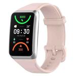 For OPPO Band 2 Solid Color Soft Silicone Watch Band(Pink)