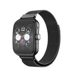 For OPPO Watch 3 Pro Milanese Stainless Steel Metal Watch Band(Black)