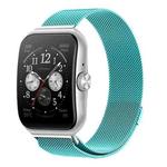 For OPPO Watch 3 Pro Milanese Stainless Steel Metal Watch Band (Light Blue)