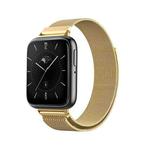 For OPPO Watch 3 Milanese Stainless Steel Metal Watch Band(Gold)