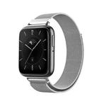For OPPO Watch 3 Milanese Stainless Steel Metal Watch Band(Silver)