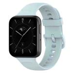 For OPPO Watch 3 Solid Color Soft Silicone Watch Band(Light Blue)