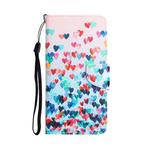 For Samsung Galaxy A32 5G Colored Drawing Leather Phone Case(Heart)