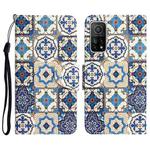 For Xiaomi Mi 10T 5G Colored Drawing Leather Phone Case(Vintage Totem)