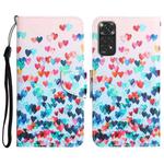 For Xiaomi Redmi Note 11 Global Colored Drawing Leather Phone Case(Heart)