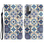 For Xiaomi Redmi Note 10 5G Colored Drawing Leather Phone Case(Vintage Totem)