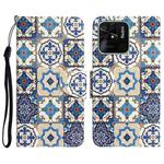 For Xiaomi Redmi 10C Colored Drawing Leather Phone Case(Vintage Totem)