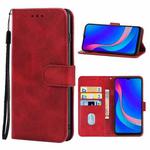 For TCL 305i Fingerprint Version Leather Phone Case(Red)