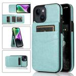 For iPhone 14 Solid Color PC + TPU Protective Phone Case (Green)