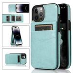 For iPhone 14 Pro Solid Color PC + TPU Protective Phone Case(Green)