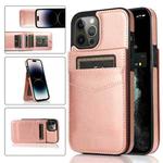 For iPhone 14 Pro Max Solid Color PC + TPU Protective Phone Case (Rose Gold)