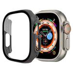 Tempered Glass Film PC Watch Case For Apple Watch Ultra 49mm / Apple Watch Ultra 2 49mm(Grey)