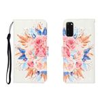 For Galaxy S20 3D Colored Drawing Horizontal Flip Leather Case with Holder & Card Slot & Wallet(Sun Flower)