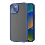 For iPhone 14 ROCK Guard Skin-feel Phone Case (Blue)