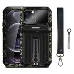 For iPhone 14 Pro Armor Life Waterproof Shockproof Splash-proof Dust-proof Phone Case(Camouflage)