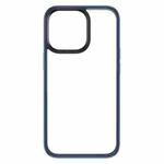 For iPhone 14 Plus ROCK Guard Transparent Phone Case (Blue)
