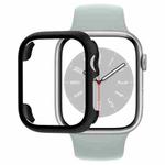 Tempered Glass Film PC Watch Case For Apple Watch Series 9 / 8 / 7 45mm(Black)