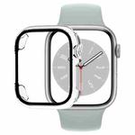 Tempered Glass Film PC Watch Case For Apple Watch Series 9 / 8 / 7 45mm(Transparent)