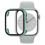 Tempered Glass Film PC Watch Case For Apple Watch Series 9 / 8 / 7 41mm(Green)