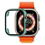 Tempered Glass Film PC Watch Case For Apple Watch Ultra 49mm(Green)