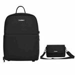 CADeN D75 Camera Backpacks Large Shockproof Cameras Lens Bags, Size:42 x 30 x 17cm(Black)