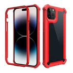 For iPhone 14 Pro Max Shockproof Space Phone Case (Red)