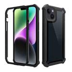 For iPhone 14 Plus Shockproof Space Phone Case (Black)