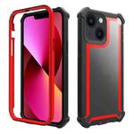 For iPhone 13 Shockproof Space Phone Case(Black Red)