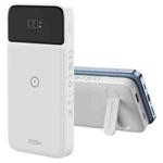 TOTU CPBW-010 Thunder Series II 10000mAh Magnetic Wireless Fast Charge Power Bank with Hidden Stand(White)