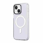 For iPhone 14 ROCK Double-layer Armor Shield MagSafe Magnetic Phone Case (White)