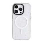 For iPhone 14 Plus ROCK Guard Ink Splash MagSafe Phone Case (White)