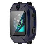 For Xplora XGO2 Tempered Glass Film PC Watch Case(Ink Blue)