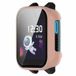For Xplora XGO3 Tempered Glass Film PC Watch Case(Pink)