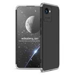 For Realme C30 / Narzo 50i Prime GKK Three Stage Splicing Full Coverage PC Phone Case(Black Silver)