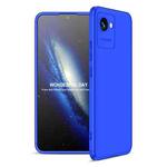 For Realme C30 / Narzo 50i Prime GKK Three Stage Splicing Full Coverage PC Phone Case(Blue)