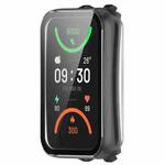 For OPPO Band 2 Tempered Glass Film PC Watch Case(Transparent)