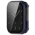 For OPPO Watch 3 Tempered Glass Film PC Watch Case(Ink Blue)