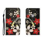 For OPPO A11 Colored Drawing Horizontal Flip Leather Case with Holder & Card Slot & Wallet(Safflower)