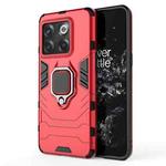 For OnePlus 10T 5G / Ace Pro 5G Magnetic Ring Holder PC + TPU Phone Case(Red)