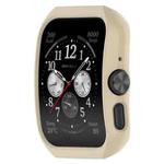 For OPPO Watch 4 Pro / 3 Pro Hydrogel Film PC Hollow Protective Case(Ivory White)