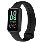 For Amazfit Band 7 Silicone Watch Band(Black)