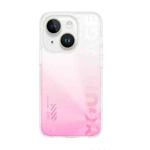 For iPhone 14 Plus WEKOME Gorillas Gradient Colored Phone Case (Pink)