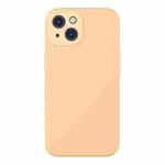 For iPhone 14 Plus Baseus Liquid Silica Gel Magnetic Phone Case (Orange)