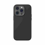 For iPhone 14 Pro Baseus Liquid Silica Gel Magnetic Phone Case(Black)