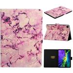 For iPad 11 Pro (2020) Horizontal Flip Leather Tablet Case with Holder & Card Slot & Sleep / Wake-up Function(Pink Marble)