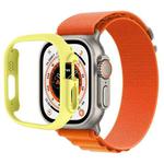 Half-inclusive PC Protective Case For Apple Watch Ultra 49mm(Yellow)