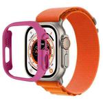 Half-inclusive PC Protective Case For Apple Watch Ultra 49mm(Rose Red)