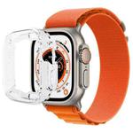 All-inclusive Plating TPU Protective Case For Apple Watch Ultra 49mm / Apple Watch Ultra 2 49mm(Transparent)